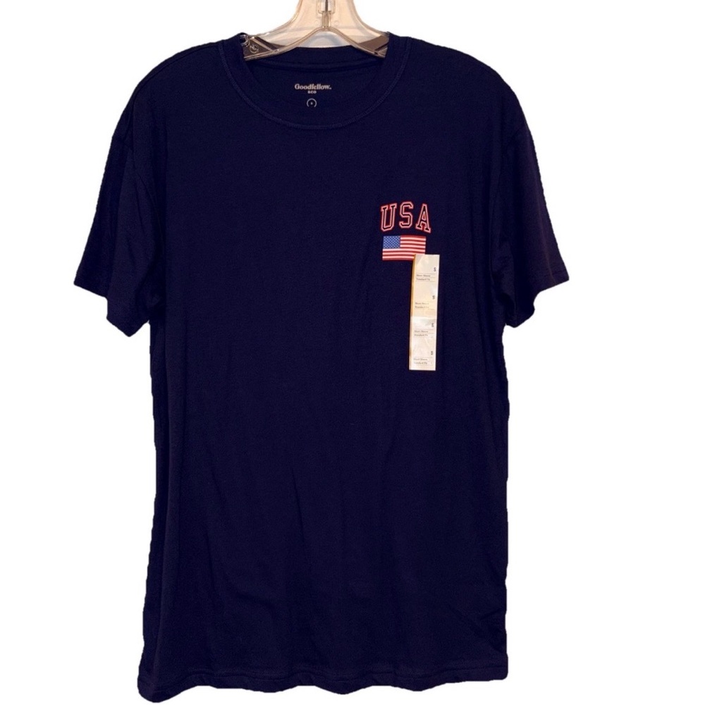 Goodfellow & Co Women’s Navy  Blue USA Flag Tee